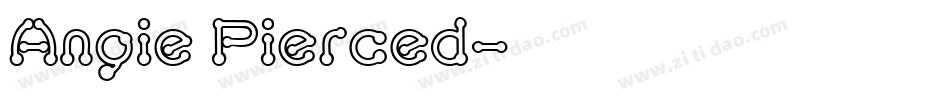 Angie Pierced字体转换